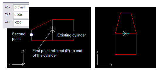 Defining a cylinder